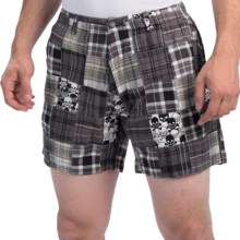 80%OFF メンズカジュアルショーツ ヴィンテージ1946スナッパーパッチワークショートパンツ（男性用） Vintage 1946 Snappers Patchwork Shorts (For Men)画像
